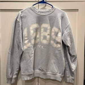 Taylor Swift Light Blue 1989 Crewneck Sweatshirt